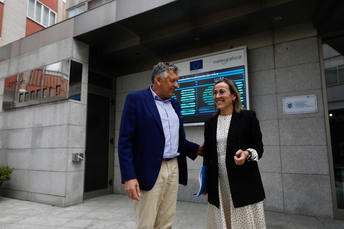 Reunión entre Ethel Vázquez e Telmo Martín 