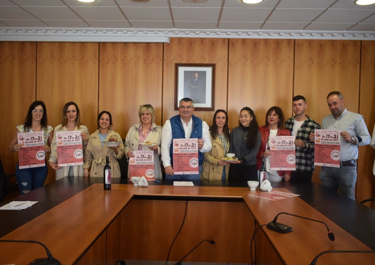 Presentacion del concurso de tapas de la Festa do Viño de Ribadumia