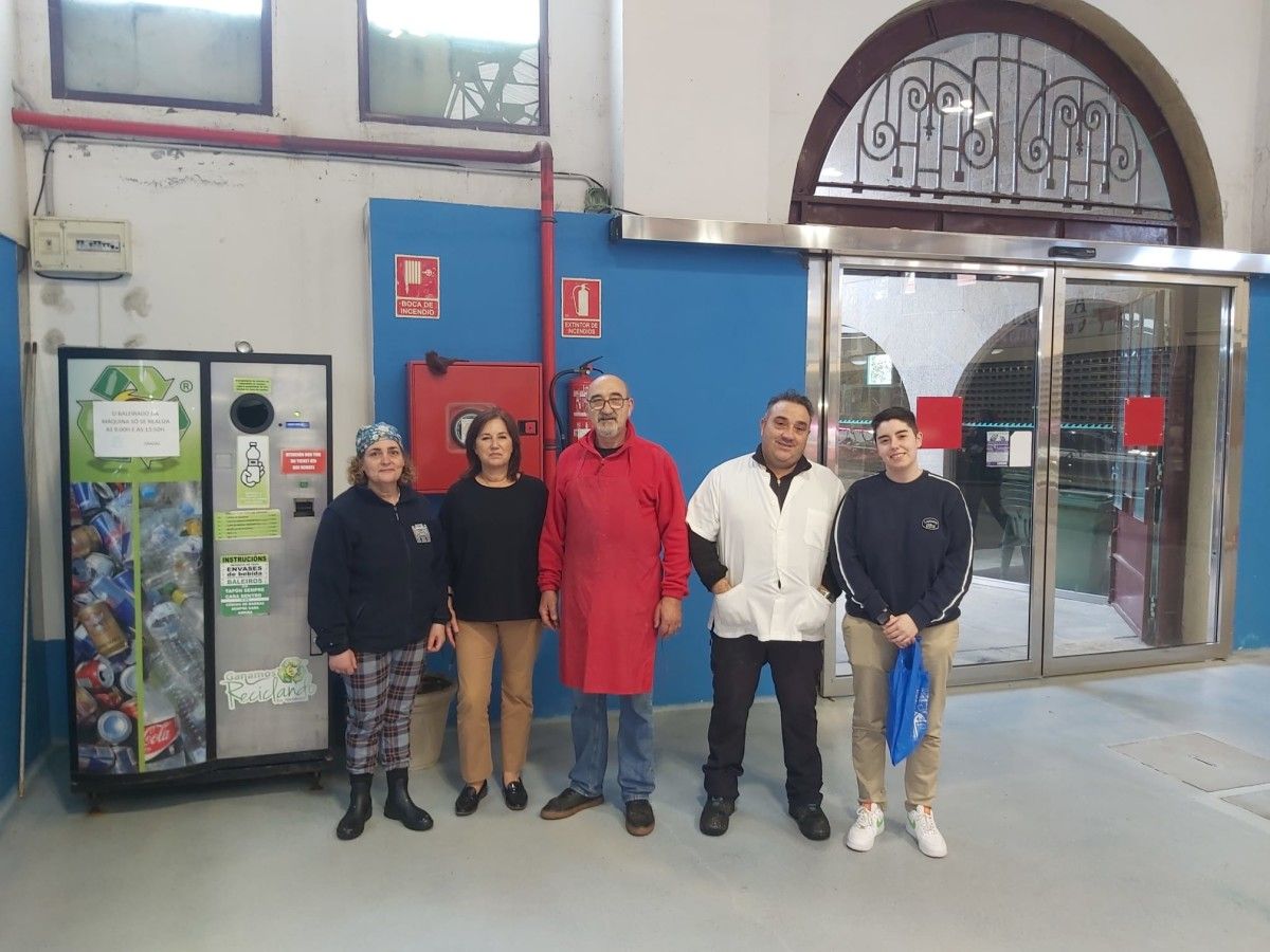 Posta en marcha da máquina de reciclaxe