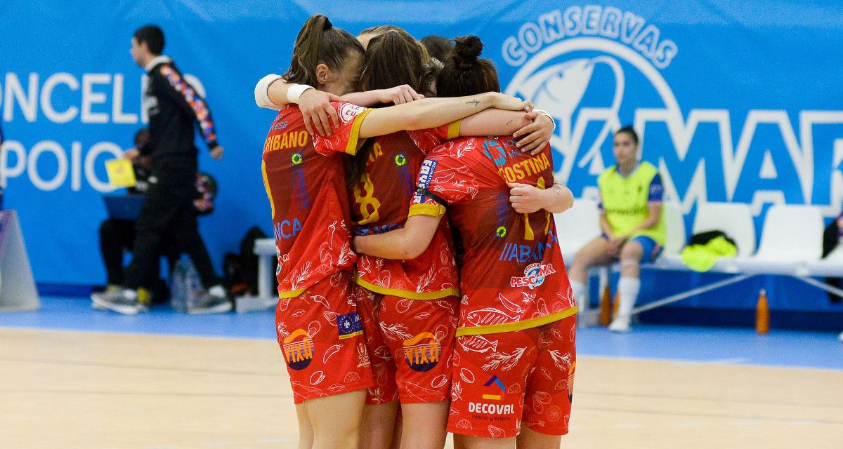 Partido de liga entre Poio Pescamar e Ourense Envialia na Seca