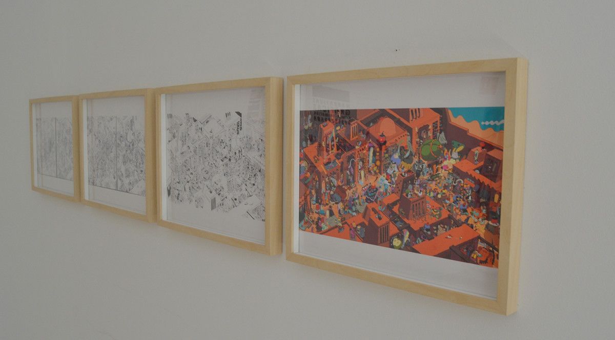 Exposición '9 narrativas gráficas e unha animación desesperada'