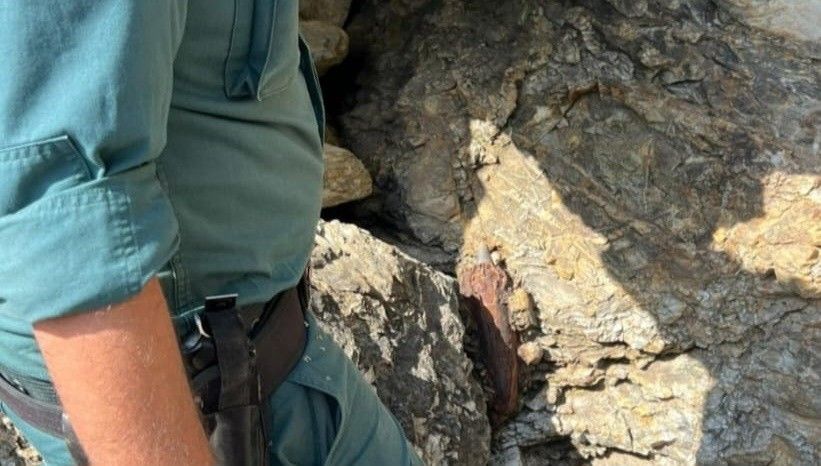 Artefacto explosivo encontrado en una playa de Sanxenxo