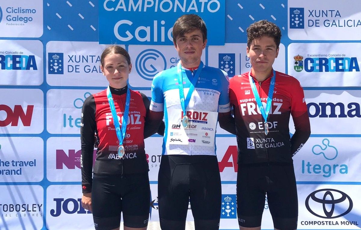 Ciclistas do Froiz no Campionato de Galicia Contrarreloxo