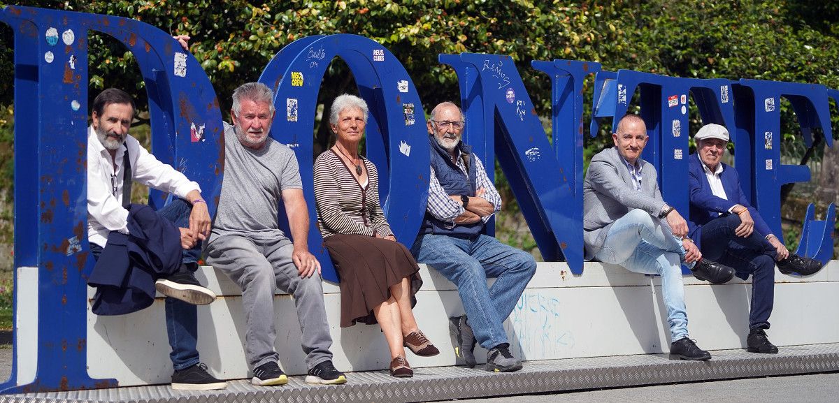 Aspirantes a concelleiros de maior idade de seis das nove candidaturas que se presentan ás eleccións municipais en Pontevedra