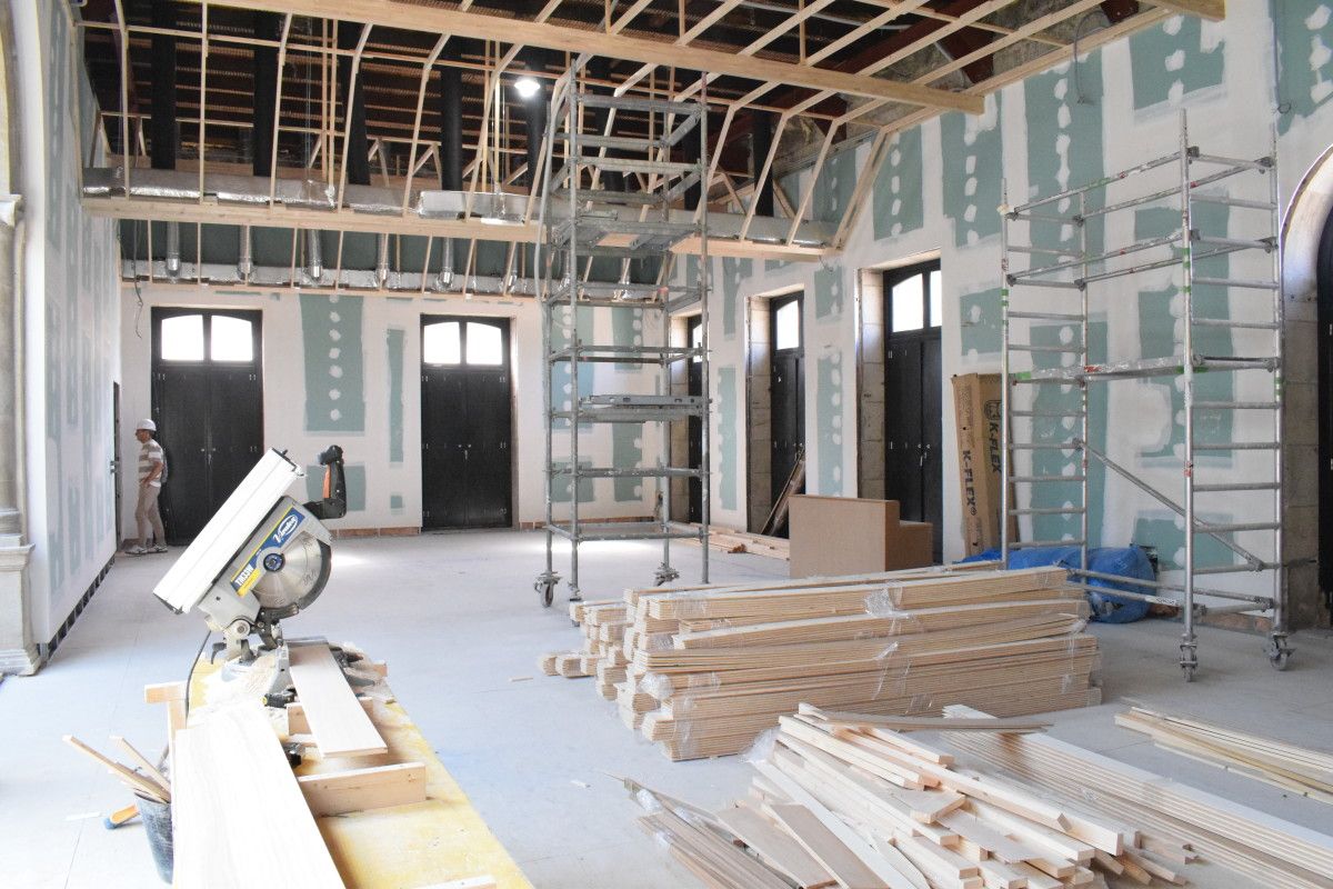 Rehabilitación de la sala de plenos de la Casa Consistorial