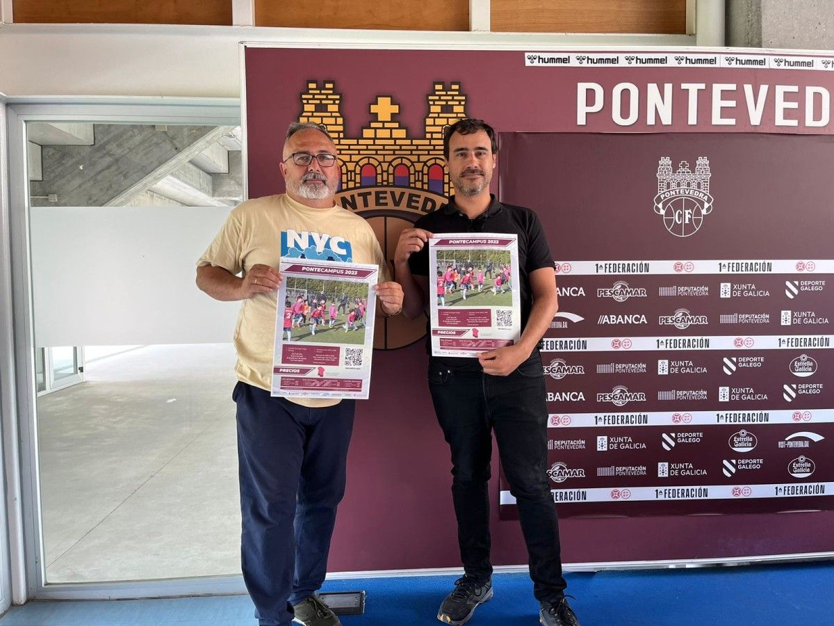 Presentación del campus de verano del Pontevedra CF