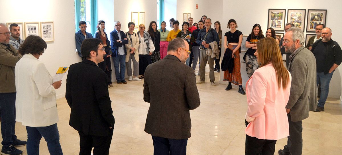 Inauguración de '9 narrativas gráficas e unha animación desesperada' en Belas Artes