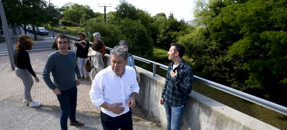 Xaquín Moreda, Miguel Anxo Fernández Lores e Alberto Oubiña en A Parda