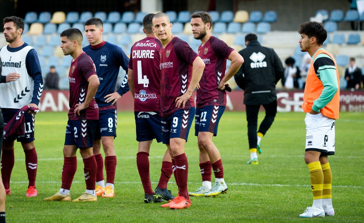 Partido de Primera RFEF entre Pontevedra CF - Unionistas de Salamanca en Pasarón