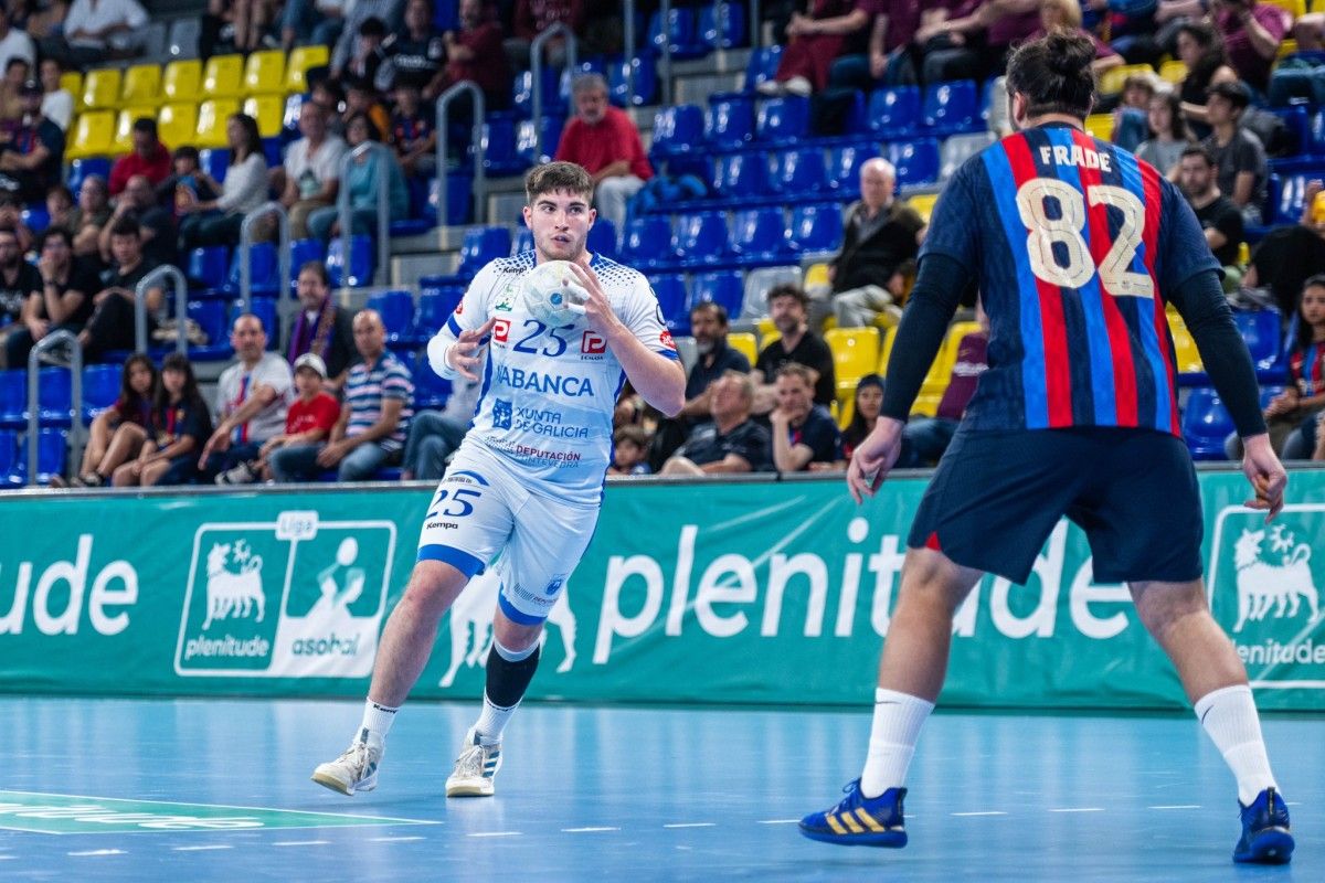 Partido entre Barça y Cisne en el Palau Blaugrana