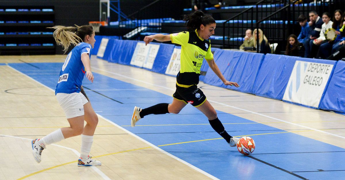 Partido entre Marín Futsal e Melilla na Raña