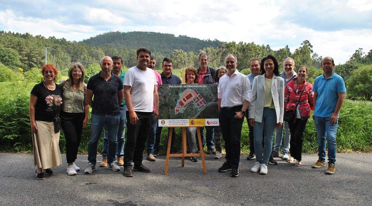 Acto de David Regades en Poio con la candidatura del PSdeG-PSOE