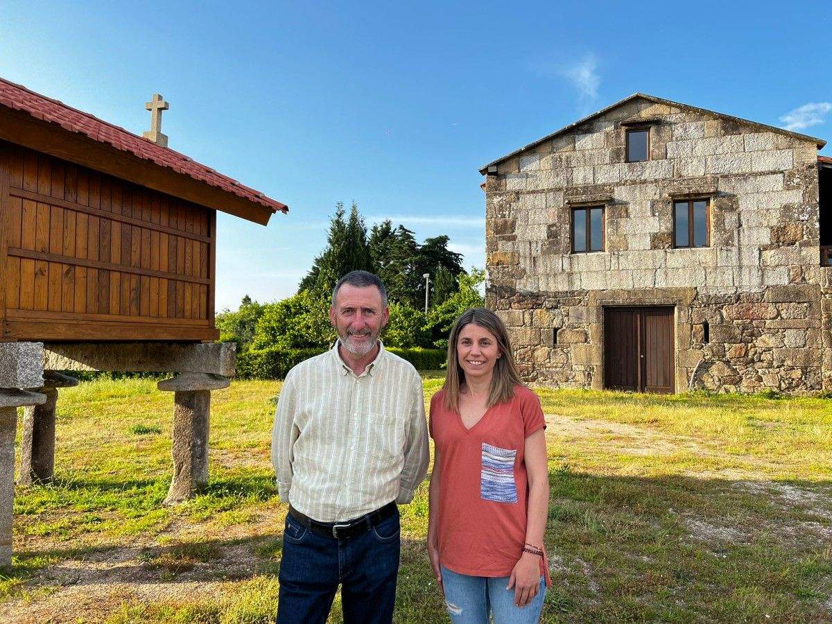 Xosé Manuel Fernández Abraldes e Iria Viqueira