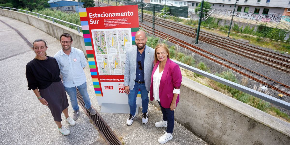 Presentación do proxecto do estacionamento da Parda que propón o PSdeG-PSOE