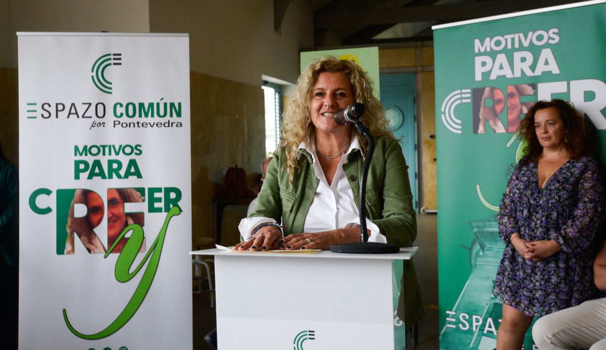 Presentación de la candidatura de Espazo Común por Pontevedra