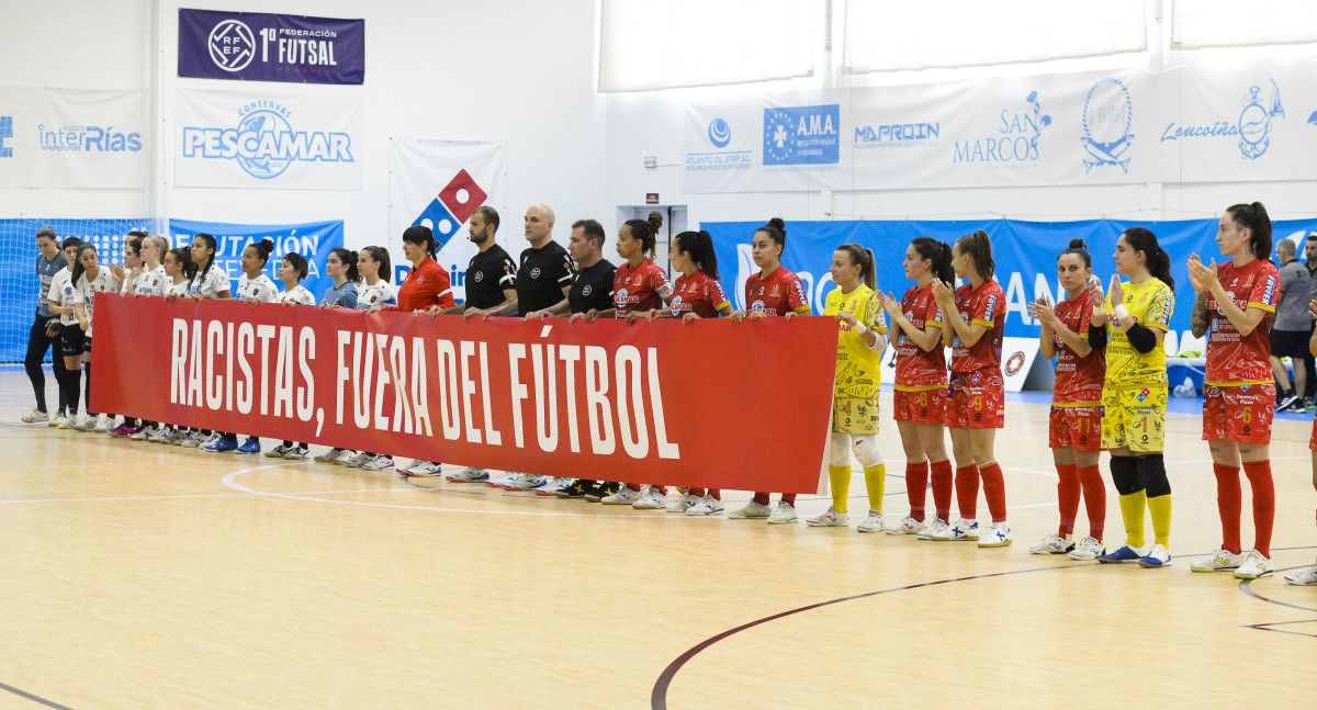 Partido de liga entre Poio Pescamar e Burela na Seca
