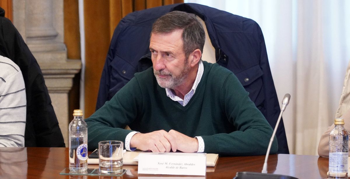 Xosé Manuel Fernández Abraldes, alcalde de Barro