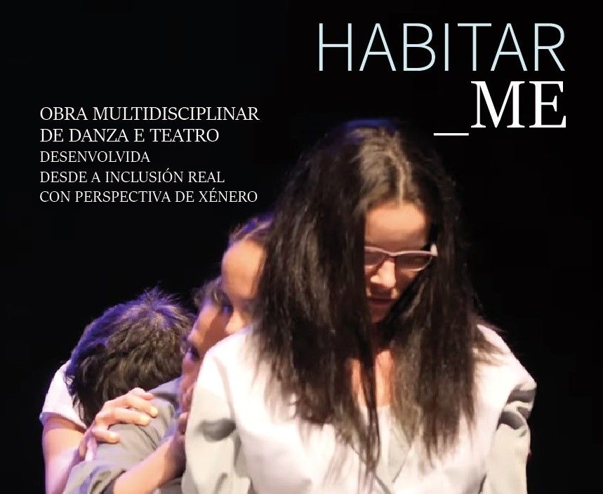 Fragmento do cartel da obra de teatro e danza "Habitarme"