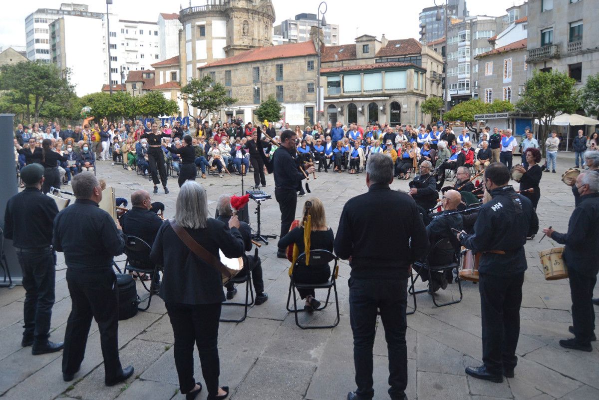 Actuación del Aula Permanente de Música Tradicional Galega del campus de Pontevedra