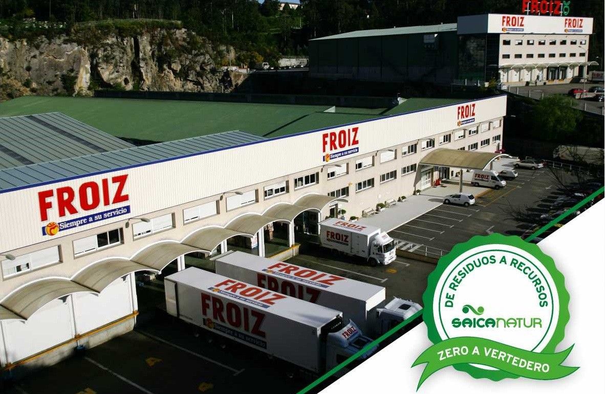 Los centros logísticos de Froiz en Lourido (Poio) consiguen el sello medioambiental "Residuo Zero"
