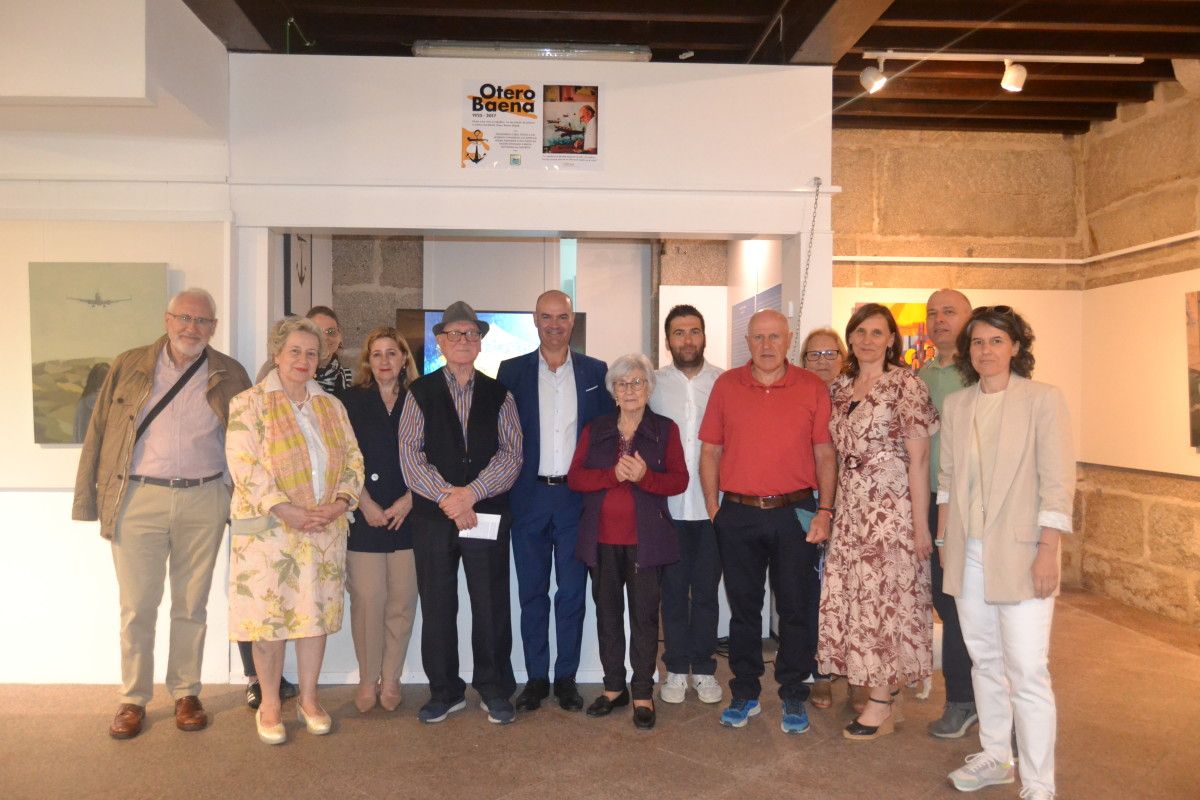 Inauguración da exposición do I Certamen de Pintura 'Otero Baena'