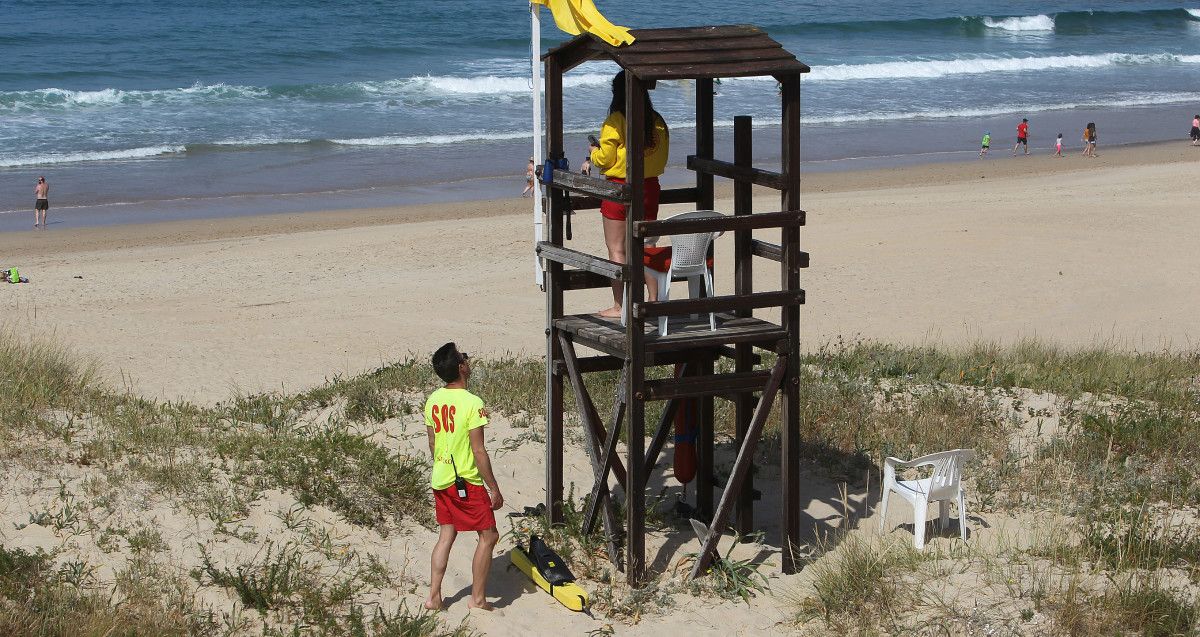 Socorristas traballando a pasada temporada de verán