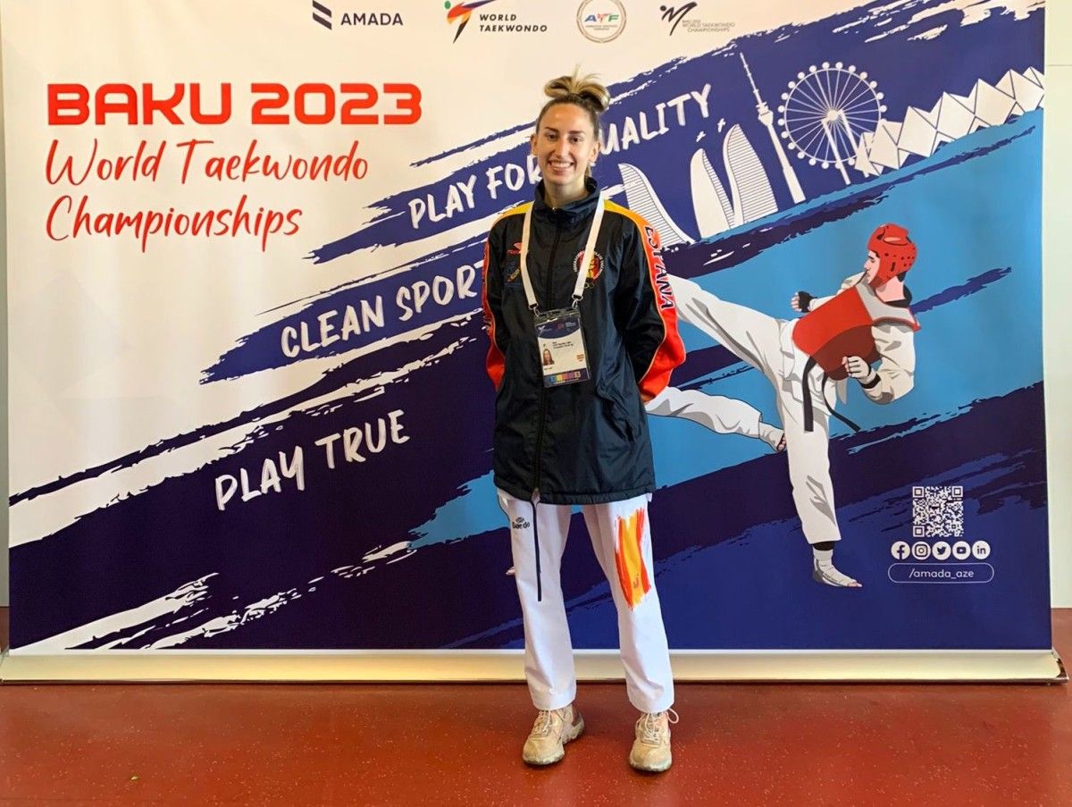 Sara Cortegoso, no Mundial de Taekwondo en Bakú