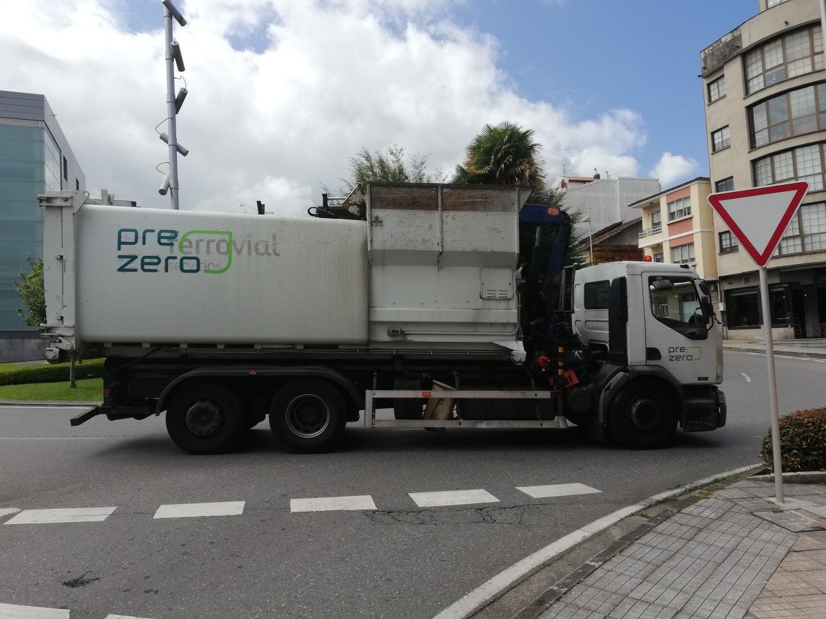 Camión de recogida de la basura