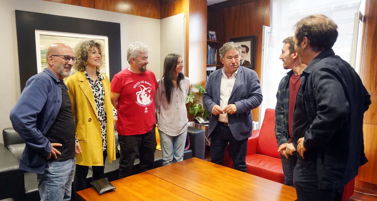 Recepción aos organizadores da mostra 'O Devalar do Monte Galego'