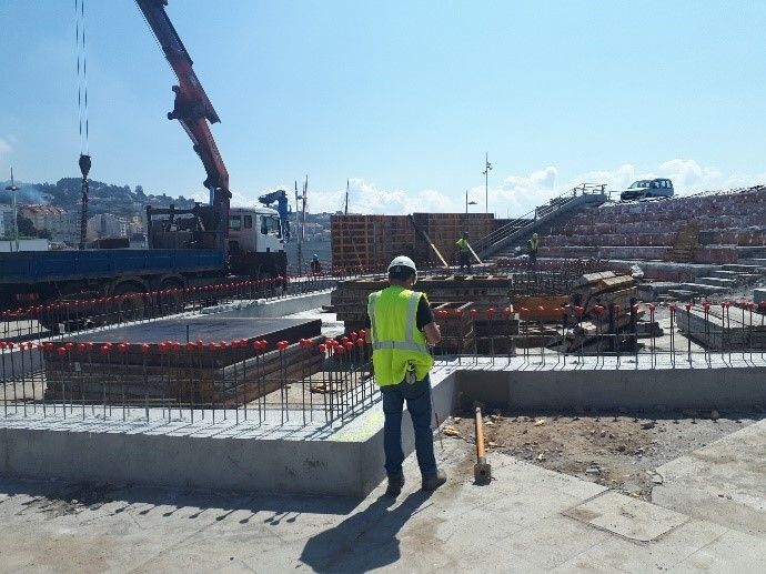 Obras da primeira fase de 'Batea en Terra' 