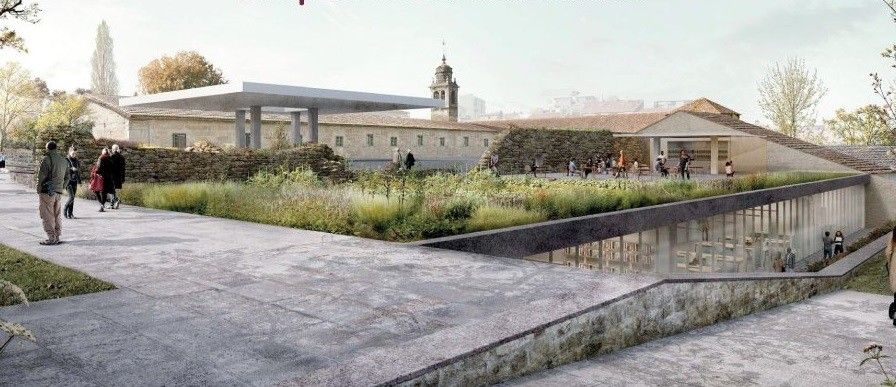 Infografía del anteproyecto del estudio Nieto Sobejano Arquitectos 