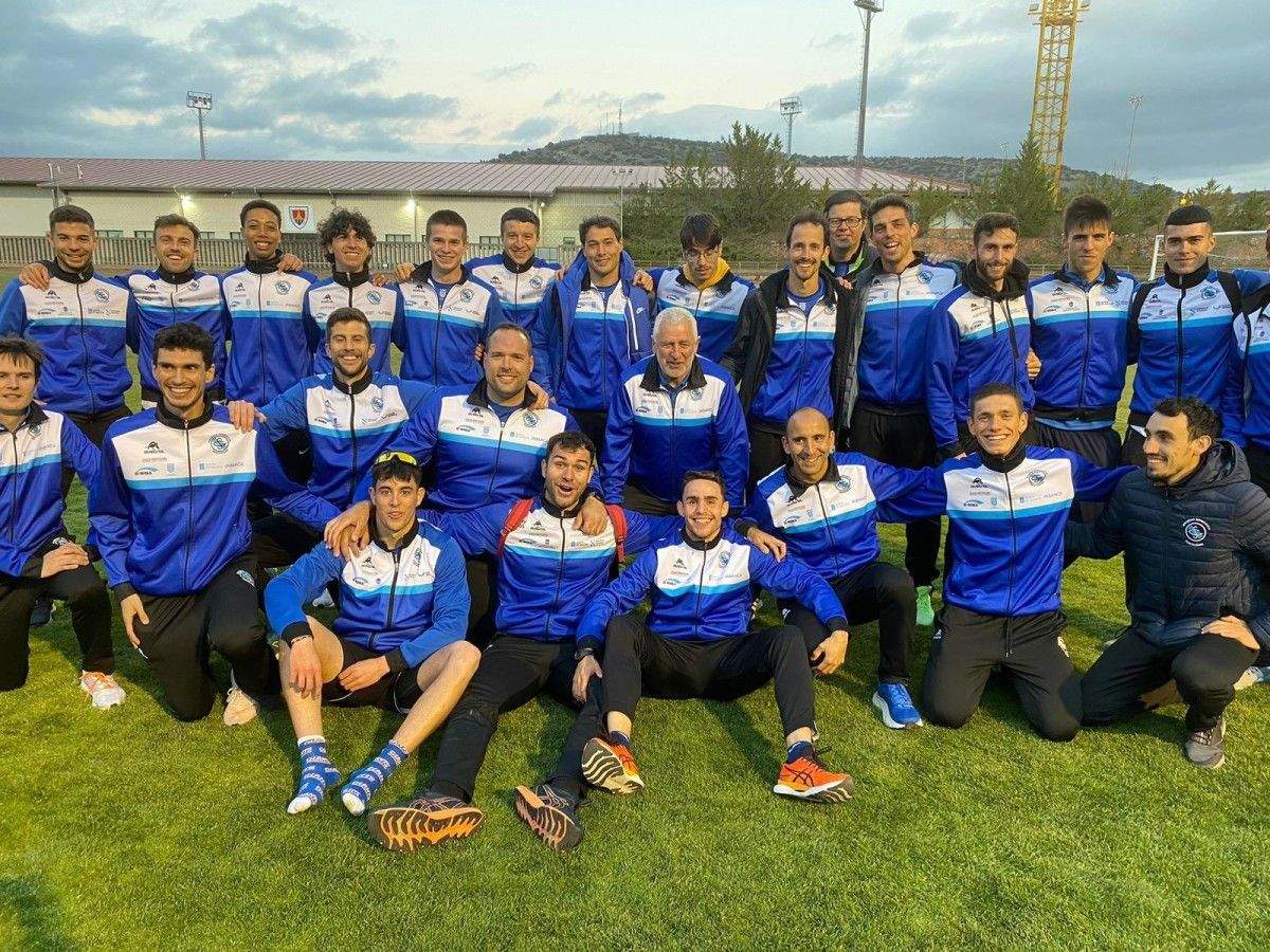 Equipo masculino da Gimnástica en Soria