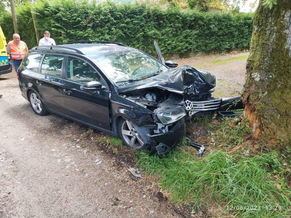 Accidente en Moraña