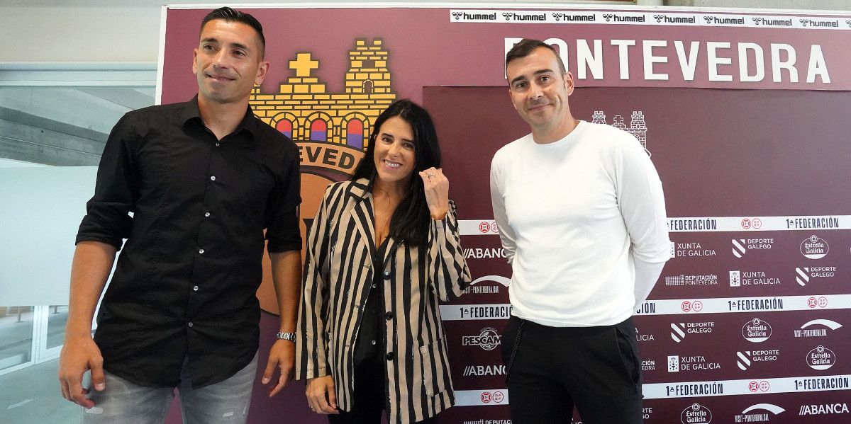 Presentación de Yago Iglesias como entrenador del Pontevedra Club de Fútbol