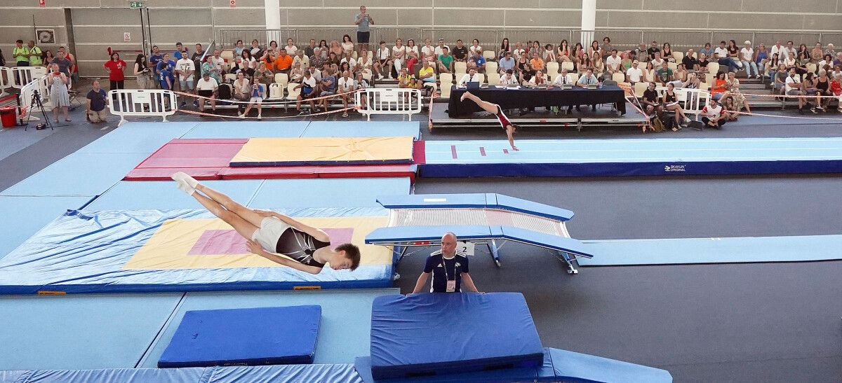 Primeira xornada do Campionato de España de Gimnasia Trampolín