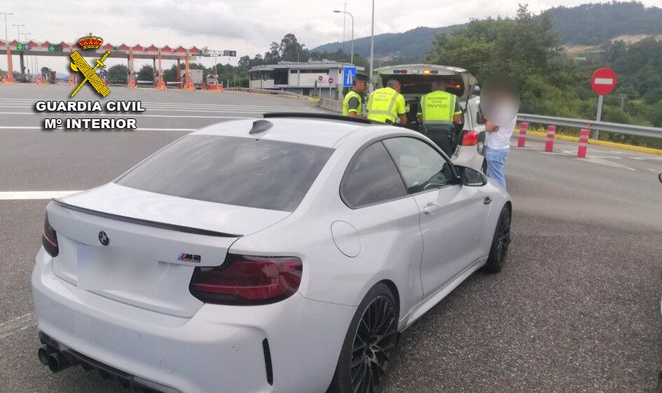Condutor detido na peaxe de Vilaboa por circular a 170 Km/h