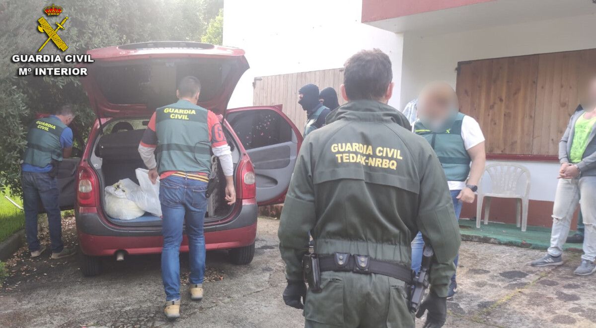 Rexistros no marco da 'Operación Trueno Azul' tras varios roubos en caixeiros bancarios