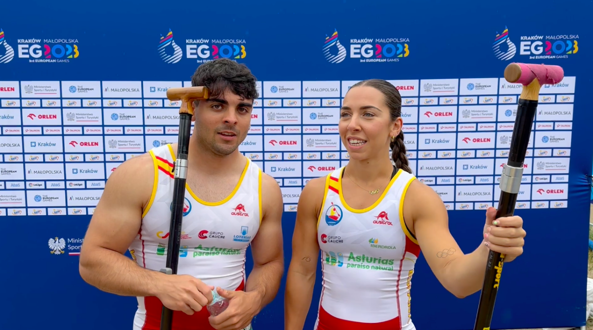 Antía Jácome e Pablo Graña, nos Xogos Europeos