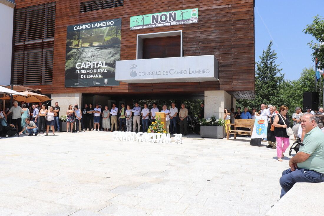 Celebración en Campo Lameiro polo seu nomeamento como Capital do Turismo Rural 2023