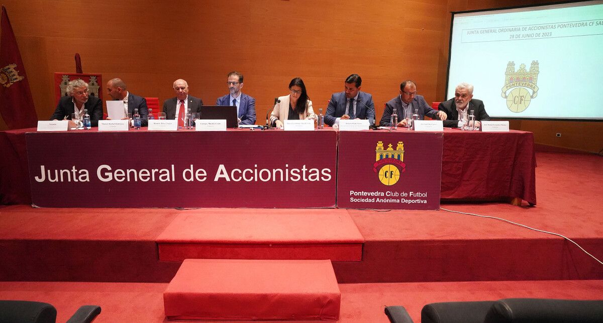 Junta general de accionistas del Pontevedra CF SAD