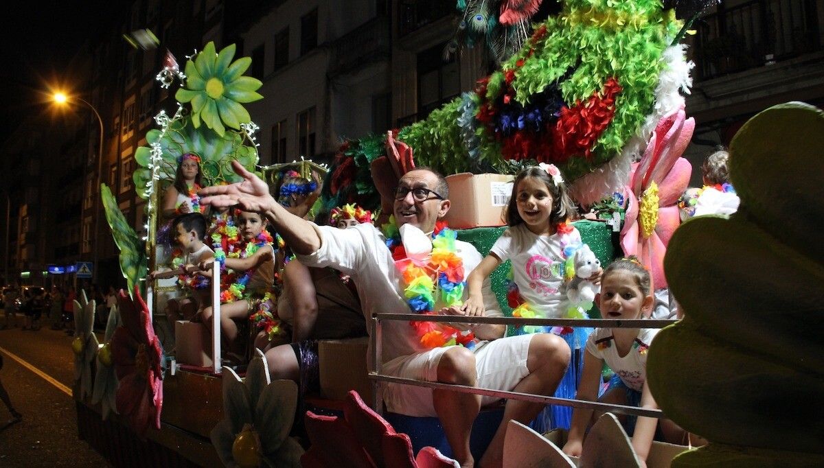 Batalla de Flores en las Festas do Carme 2022