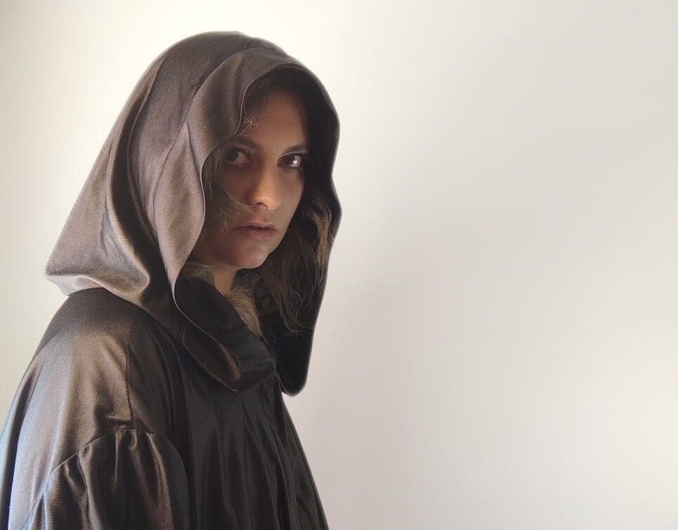 Aisa Domínguez en una de sus visitas teatralizadas
