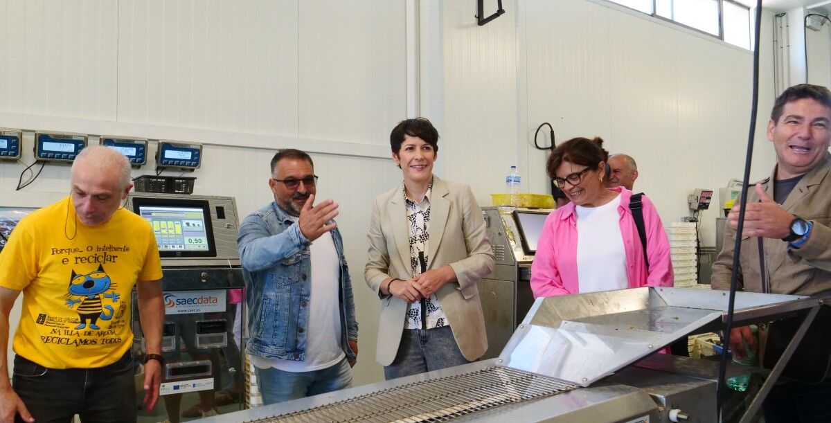 Ana Pontón, portavoz nacional do BNG, na Illa de Arousa
