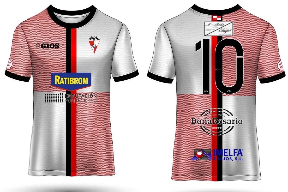 Proposta de equipación do Arosa para a tempada 2023-2024