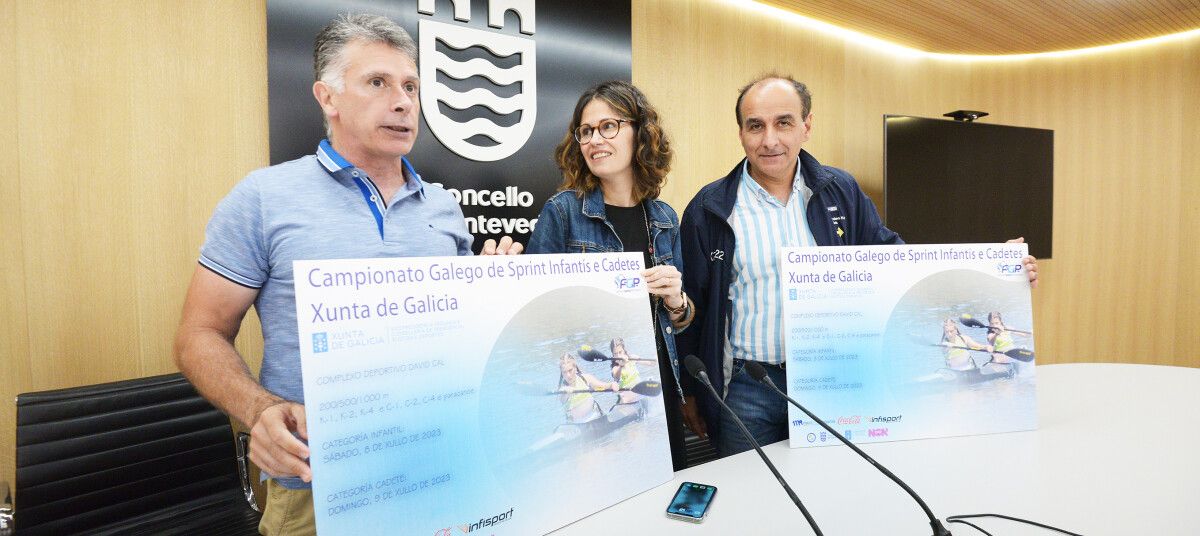 Presentación do campionato galego de piragüismo de categoría infantil e cadete