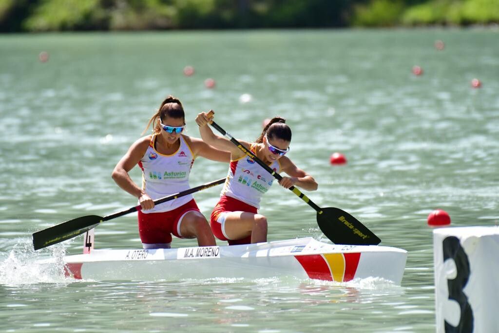 María Moreno e Antía Otero, bronce no C2-500 do mundial sub 23 de piragüismo sprint en Italia