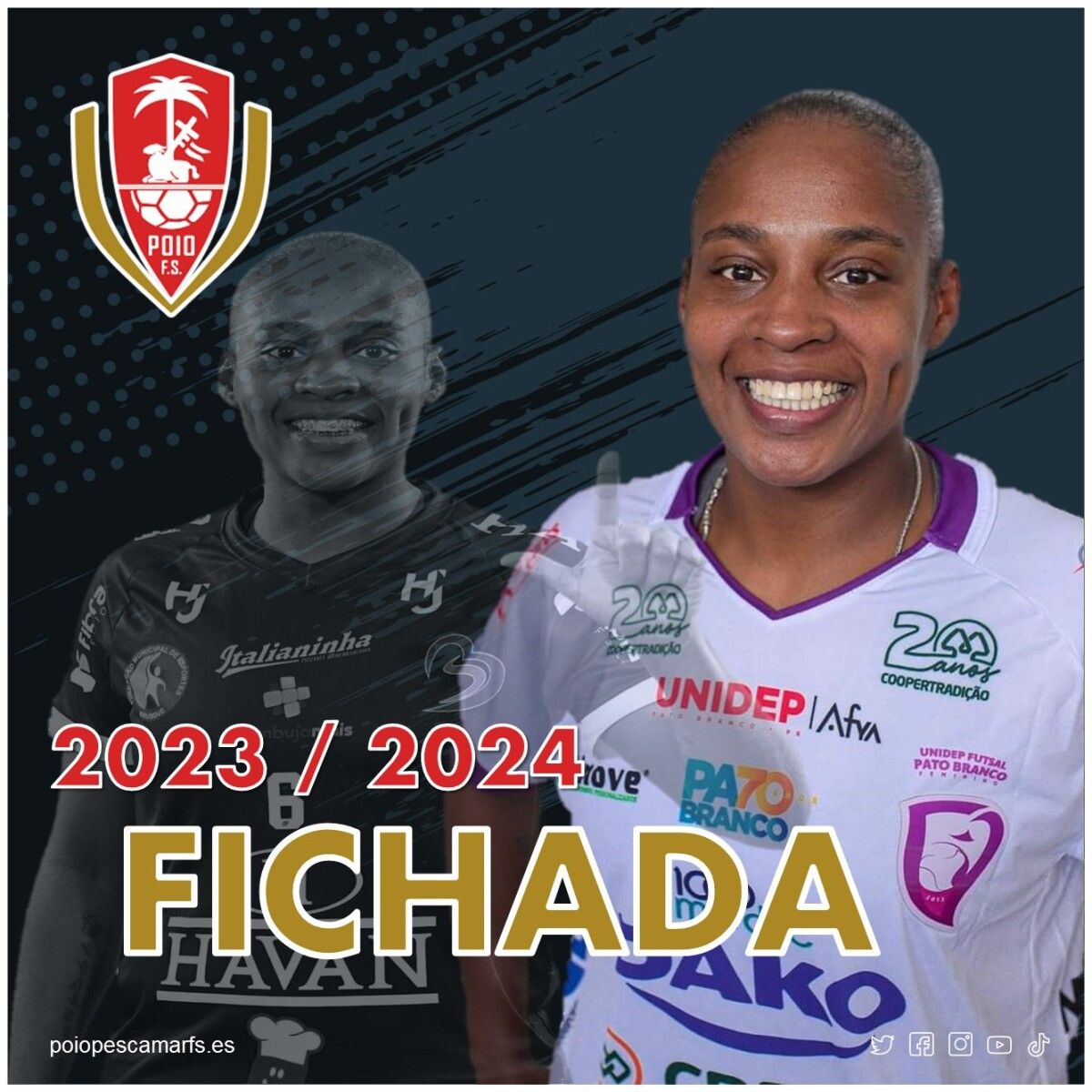 Karina Pelé, nova fichaxe do Poio Pescamar