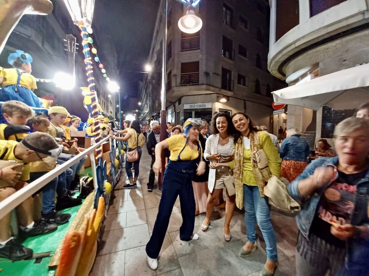 Batalla de flores nocturna de Marín 2023