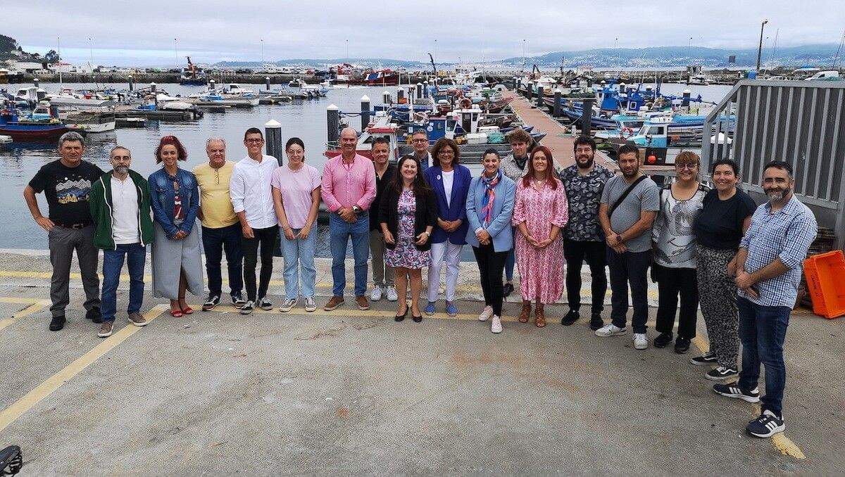 Carme da Silva, tras a xuntanza con cargos do BNG no Morrazo