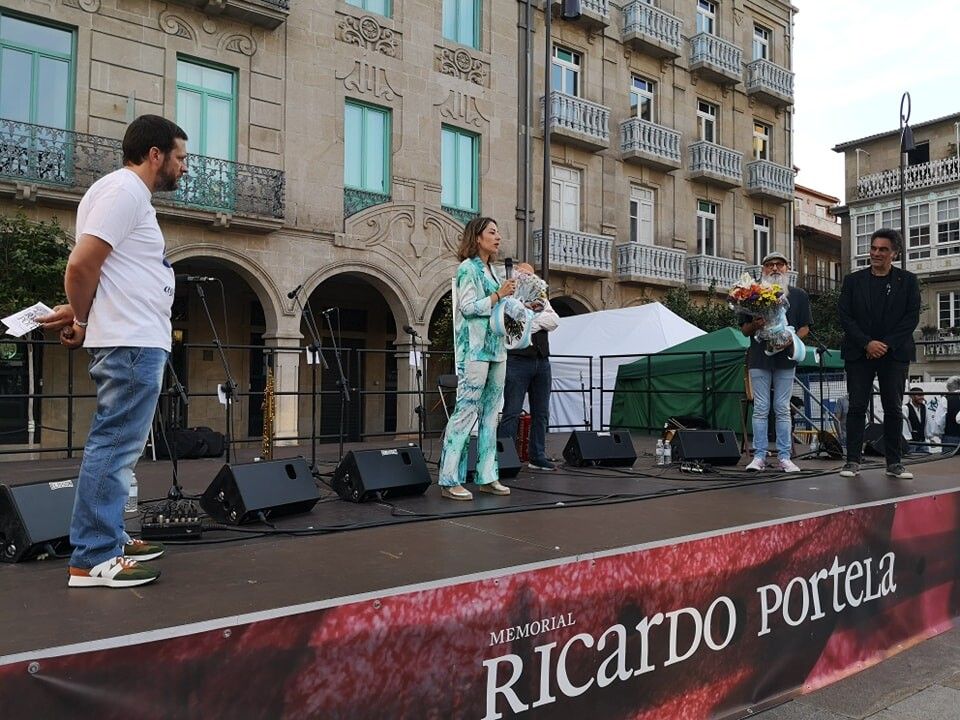 Acto del homenaje a Concha de Luneda